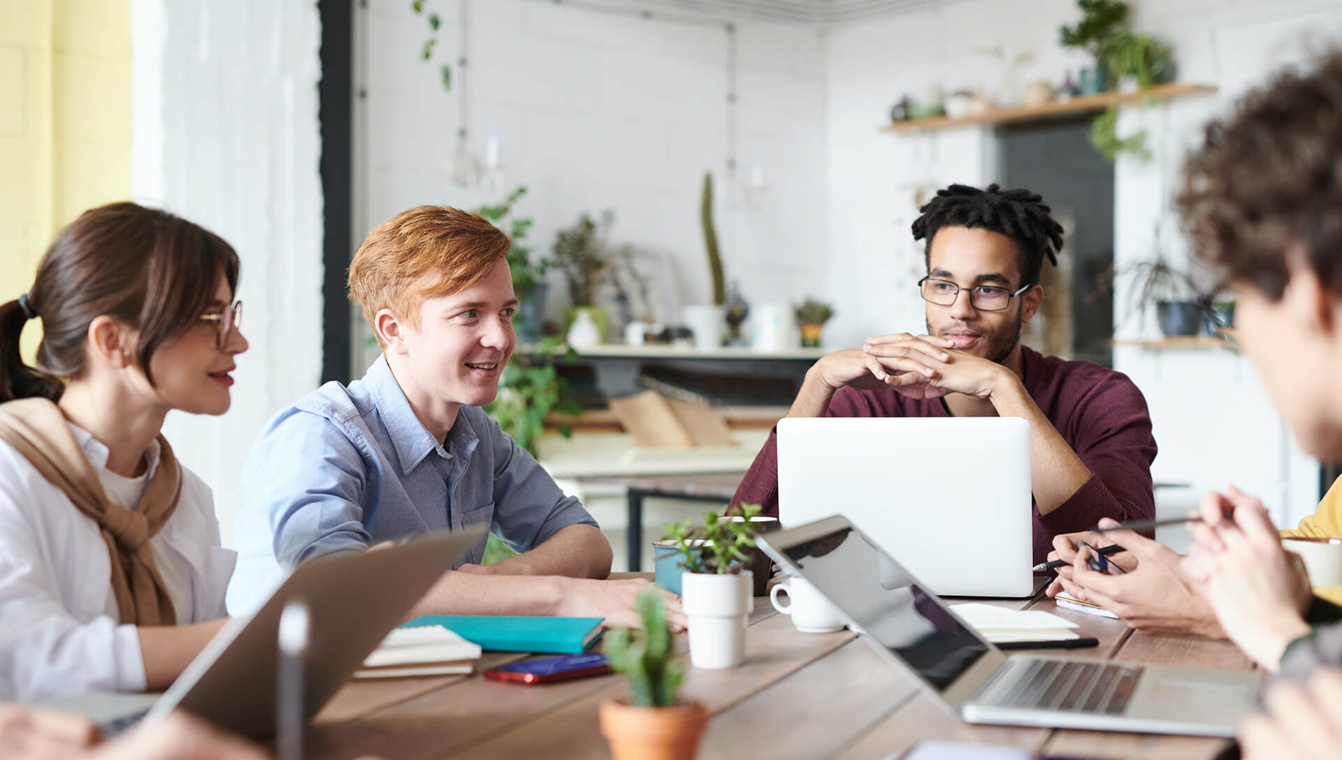 Developers building an enterprise web platform